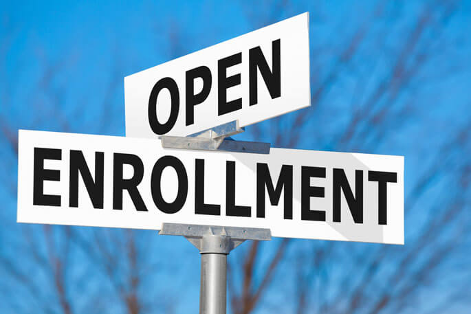 Open Enrollment Sign